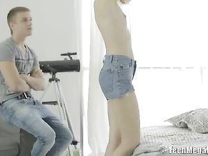 Lingerie Modeling Teen Wants Dick Up Her Ass