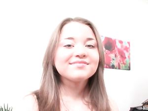 Cutie Models Her Curvy Body And Sucks His Dick