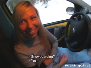 Cocksucker In The Car On A Cold Winter Day