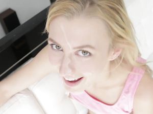 Stepsister Is Sucking A Big Cock While On Call With Her BF. POV.