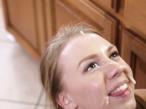 Stepsister Abi Grace Gets Dicked Over The Kitchen Sink