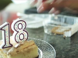 Birthday Fuck And Facial For The Blonde Teen Cutie